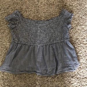 Cute Gangnam print tube top